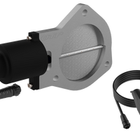 QTP 4in Bolt-On QTEC Electric Cutout Valve - Single - Exhaust Mufflers & Tips