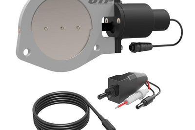 QTP 4in Bolt-On QTEC Electric Cutout Valve - Single - Exhaust Mufflers & Tips
