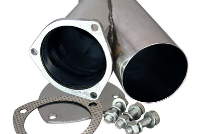 QTP 4in Weld-On QTEC Exhaust Cutout Y-Pipe - Mufflers & Tips