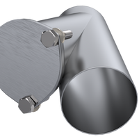 QTP 4in Weld-On QTEC Exhaust Cutout Y-Pipe - Mufflers & Tips