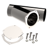 QTP 5in Weld-On QTEC Exhaust Cutout Y-Pipe - Mufflers & Tips