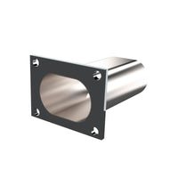 QTP Bolt-On QTEC Dual Low Profile Oval Electric Cutout Valves - Pair - Exhaust Mufflers & Tips
