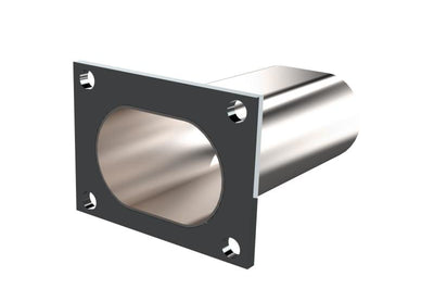 QTP Bolt-On QTEC Dual Low Profile Oval Electric Cutout Valves - Pair - Exhaust Mufflers & Tips