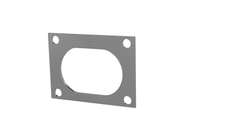 QTP Bolt-On QTEC Low Profile 4 Bolt Gasket - Exhaust Mufflers & Tips