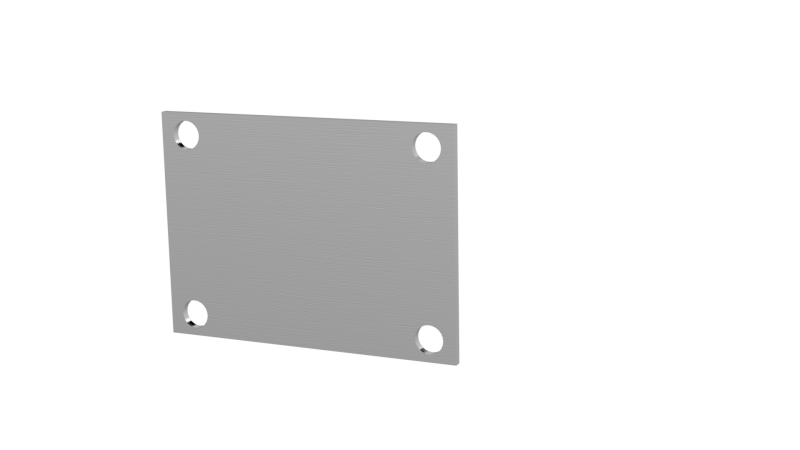 QTP Bolt-On QTEC Low Profile Cover Plate - Fabrication