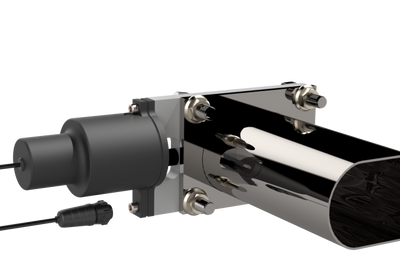 QTP Bolt-On QTEC Low Profile Oval Electric Cutout Valve - Exhaust Mufflers & Tips