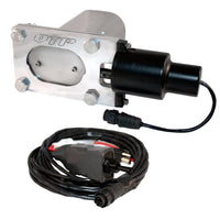 QTP Bolt-On QTEC Low Profile Oval Electric Cutout Valve - Exhaust Mufflers & Tips
