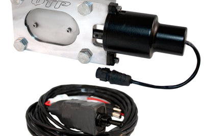 QTP Bolt-On QTEC Low Profile Oval Electric Cutout Valve - Exhaust Mufflers & Tips