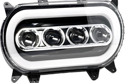 Letric Lighting Co Quad-beam Integrted Led Headlight `15-up Fltr - Harddrive Products