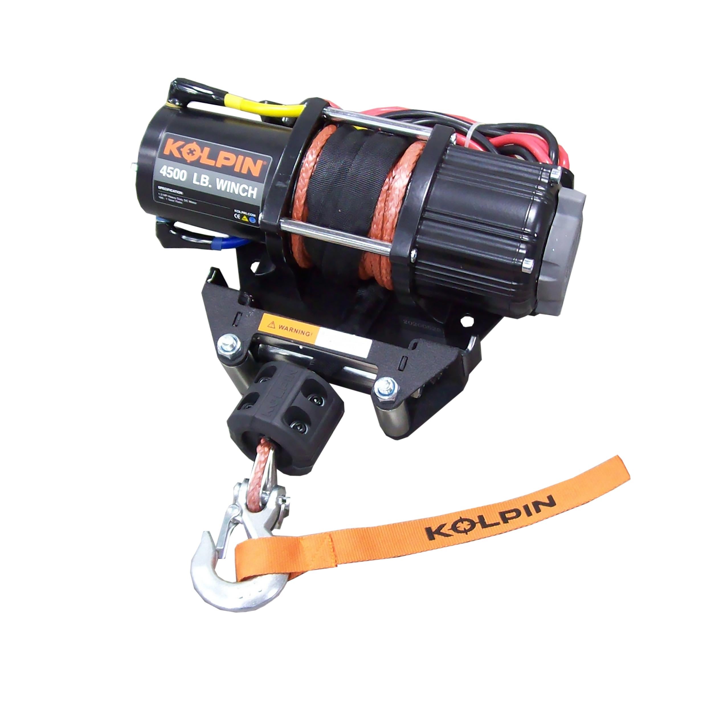 Kolpin Quick Mount Winch 4500 Synthetic Kaw - Atv Performance Products