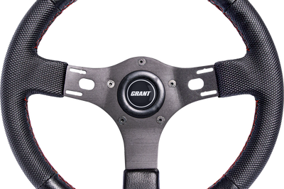 Grant R&p Steering Wheel Black/red - Black/Red - Atv Performance Products