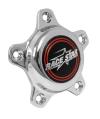 Race Star 5 Lug Cap Tall Plastic Chrome (incl. Medallion & Screws) - Wheel and Tire Accessories