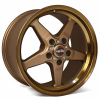 Race Star 92 Drag 15x10 5x4.75bc 7.25bs Bracket Racer Bronze Wheel - Wheels