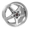 Race Star 92 Drag 17x10.50 5x4.50bc 7.63bs Direct Drill Polished Wheel - Wheels