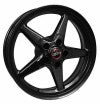 Race Star 92 Drag Bracket Racer 17x10.5 5x120BC 7.00BS Gloss Black Wheel - Wheels