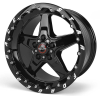 Race Star 92 Drag Bracket Racer 17x10.5 5x4.50BC 7.6BS Gloss Black Wheel - Single Bead Lock - Wheels