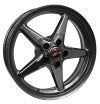 Race Star 92 Drag Bracket Racer 17x9.5 5x4.75 B.C./ 6.875 B.S. Metallic Gray Wheel - Wheels