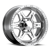 Raceline 886 Renegade 17x9in / 6x139.7 BP / 0mm Offset / 107.95mm Bore - Polished Wheel - Wheels