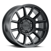 Raceline 950B Gauge 18x9in / 5x139.7 BP / 18mm Offset / 106.5mm Bore - Satin Black Wheel - Wheels