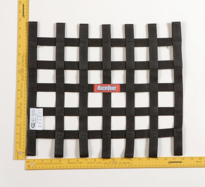 Racequip RaceQuip Black 15 X 18 SFI Ribbon Net - Safety
