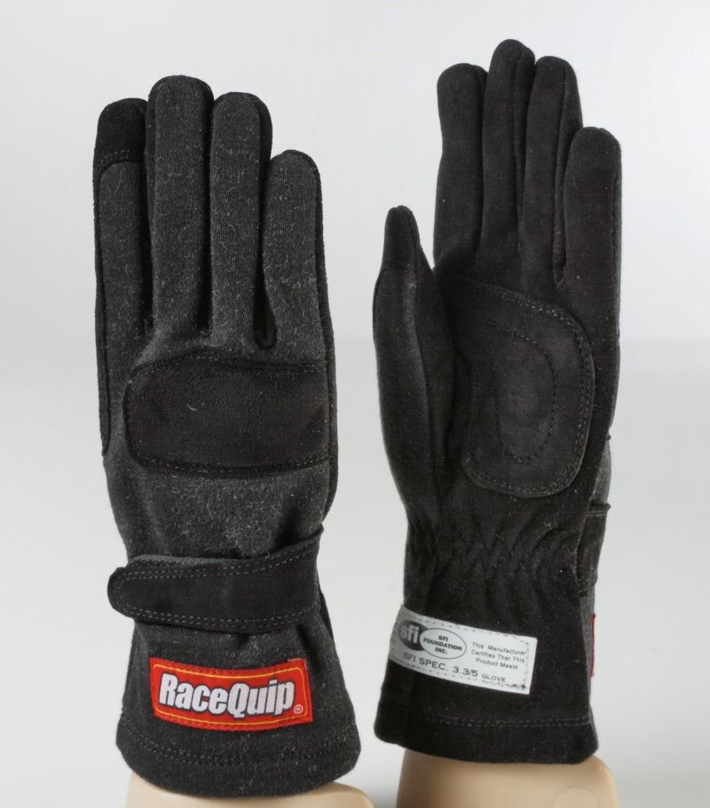 Racequip RaceQuip Black 2-Layer SFI-5 Glove - Medium - Safety