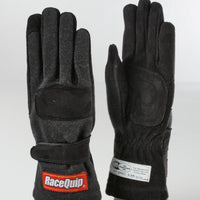 Racequip RaceQuip Black 2-Layer SFI-5 Glove - Medium - Safety
