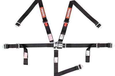 Racequip RaceQuip Black JR. L & 5pt Harness - Safety