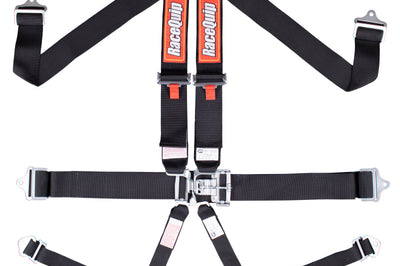 Racequip RaceQuip Black L & 6pt Seat Belt - Safety