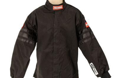 Racequip RaceQuip Black Trim SFI-1 JR. Jacket - KXL - Safety