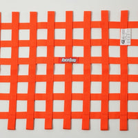 Racequip RaceQuip Orange 18in H x 24W SFI Ribbon Window Net - Safety