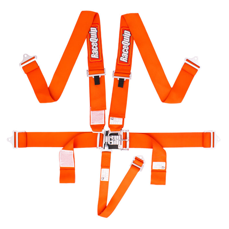 Racequip RaceQuip Orange L & 5pt Seat Belt - Safety