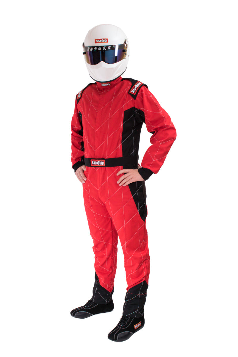 Racequip RaceQuip Red Chevron-1 Suit - SFI-1 3XL - Safety