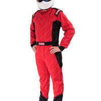 Racequip RaceQuip Red Chevron-1 Suit - SFI-1 Small - Safety