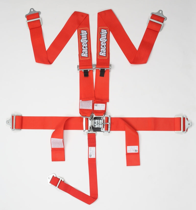 Racequip RaceQuip Red L & 5pt Seat Belt - Safety