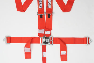 Racequip RaceQuip Red L & 5pt Seat Belt - Safety