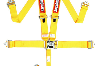 Racequip RaceQuip Yellow L & 5pt Seat Belt - Safety