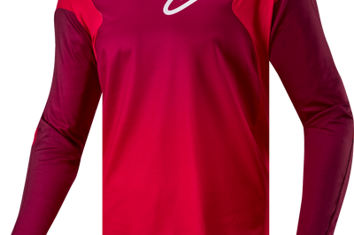 Alpinestars Racer Hoen Jersey Light Grey/hot Orange/black Xl - Mars Red/Burgundy / Small - Apparel Collection