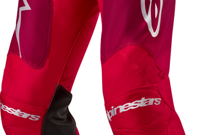 Alpinestars Racer Hoen Pants Lt Grey/hot Orng/blk Sz 40 - Mars Red/Burgundy / US 28 - Apparel Collection
