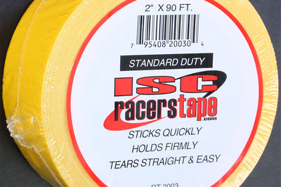Isc Racers Tape 2’’x180’ (silver) - Yellow - Watercraft Collection