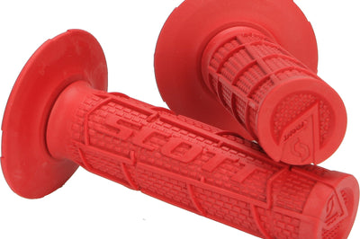 Scott Radial Full Waffle Grips Orange 7/8’’ - Red - Offroad Collection