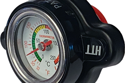 Fire Power Radiator Cap W/temperature Gauge - Gas/husq/ktm - Offroad Collection
