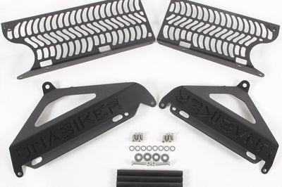 Unabiker Radiator Guard Yamaha - Black - Offroad Collection