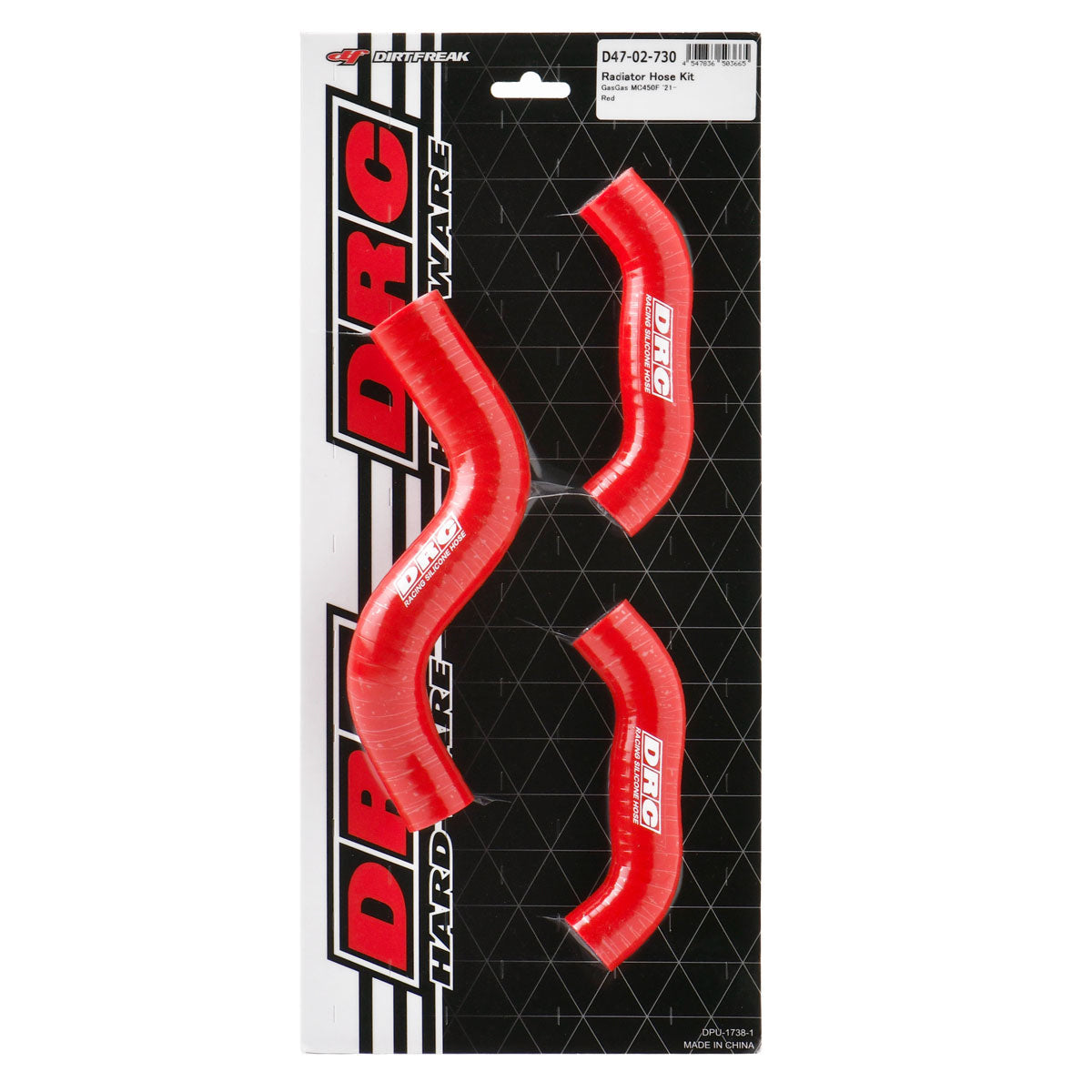 Drc Radiator Hose Kit Gasgas Red - Offroad Collection