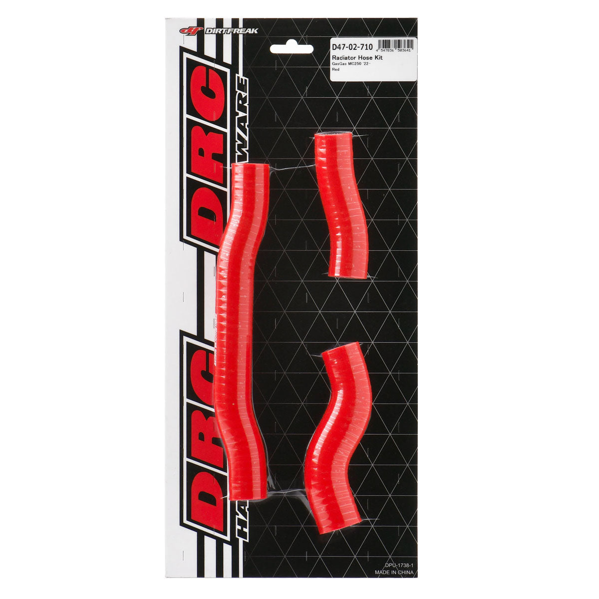 Drc Radiator Hose Kit Gasgas Red - Offroad Collection