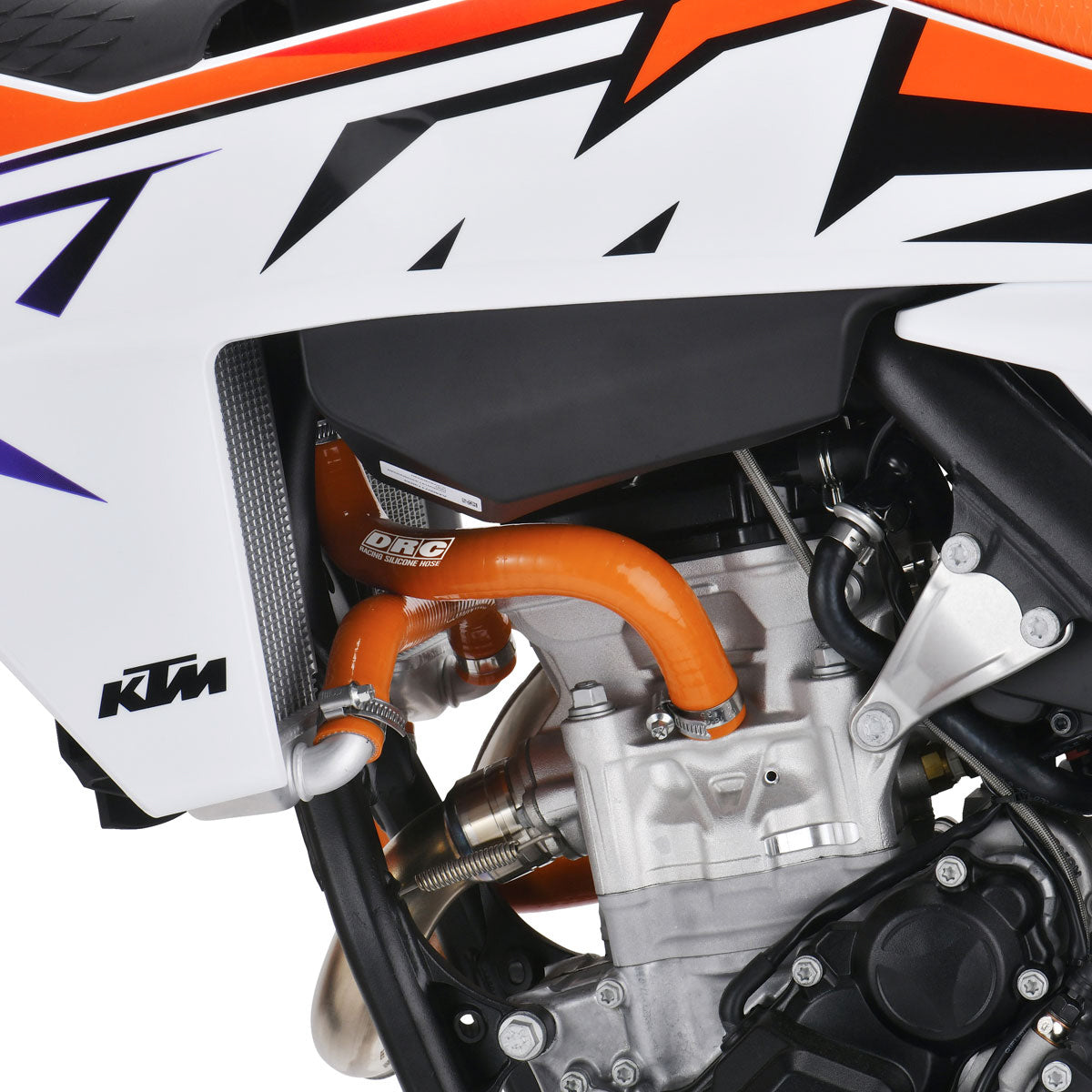 Drc Radiator Hose Kit Ktm Orange - Offroad Collection