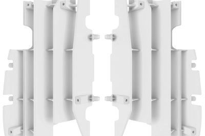 Polisport Radiator Louvers Blue Yam - White - Offroad Collection