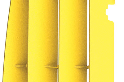 Polisport Radiator Louvers Blue Yam - Yellow - Offroad Collection