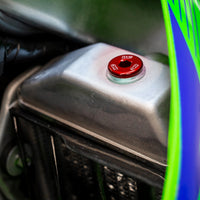 Works Radiator Plug Red Hon/kaw - Offroad Collection