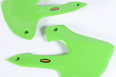 Maier Radiator Scoops White - Green - Offroad Collection