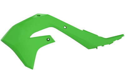 Polisport Radiator Shroud Black - Green - Offroad Collection